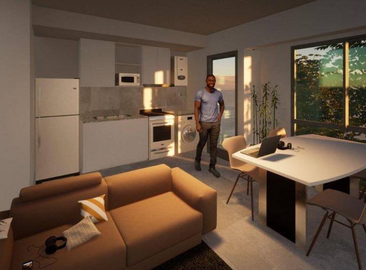 Departamento en venta en Union y Trabajo · 2 ambientes