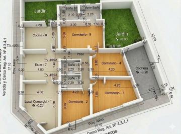 Casa · 154m² · 6 Ambientes · 2 Cocheras · Casa Reciclar Local Coml 5ambs Garaje Jardín Haedo