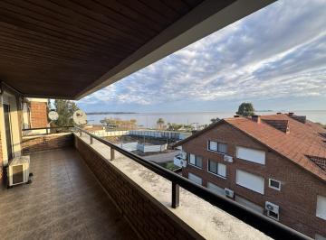 Departamento · 67m² · 3 Ambientes · 1 Cochera · Alquiler Apartamento con Vista Al Río en Edificio Matrero | 1 Dormitorio, Parrilla y Piscina