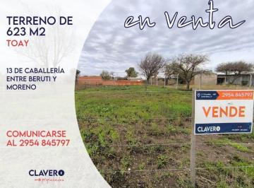 Terreno · 622m² · Terreno en Toay - Sobre 13 de Caballeria