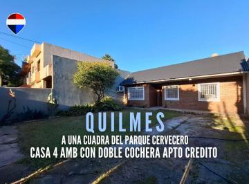 Casa · 99m² · 4 Ambientes · 2 Cocheras · Venta Casa 4 Amb C/cochera Quilmes Apto Credito