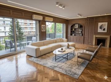 Departamento · 175m² · 4 Ambientes · 1 Cochera · Exclusivo Piso Luminoso Balcón Cochera Baulera Alcorta y Castilla Barrio Parque Palermo Chico