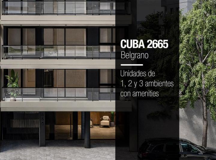 Desarrollo vertical · Cuba 2665 + en Construcción | Unidades de 1, 2 y 3 Ambientes