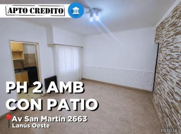 PH · 37m² · 2 Ambientes · Venta PH 2am Pb Fondo Lanus Oeste Apto Credito