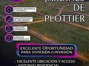 Terreno , Plottier · Oportunidad de Inversión | 2 Lotes Contiguos en Jardines de Plottier