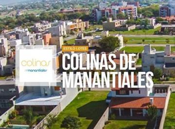 Terreno · 450m² · Venta - Importante Lote 450 m² - Colinas de Manantiales