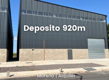Depósito · 922m² · Venta Lote Oportunidad en Moreno Parque Industrial Polo 24