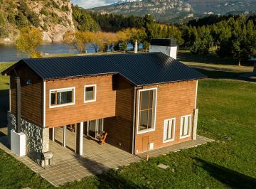 Quinta vacacional de 2 ambientes, Trevelín · Cabaña Complejo Frente a Río, Patagonia, Trevelín, Cap. 6 Personas