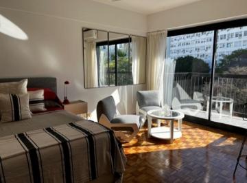 Departamento en Alquiler de 1 ambiente Las Cañitas · Super Luminoso con Excelente Vista.