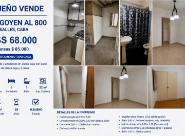 Departamento de 2 ambientes, Versalles · Excelente Departamento 2 Ambientes