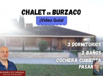 Casa · 283m² · 5 Ambientes · 3 Cocheras · Chalet en Burzaco con 3 Dorm. y Coche Pasante Cubierta - Apto Crédito!