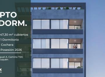 Departamento · 47m² · 2 Ambientes · 1 Cochera · Depto 1 Dormitorio con Cochera Bº Sta Genoveva