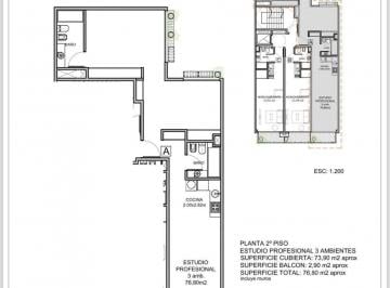 Departamento · 74m² · 3 Ambientes · Venta Departamento 3 Ambientes Nuñez Poco Cuotas
