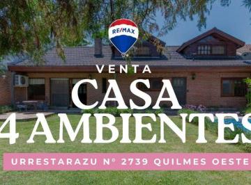 Casa · 133m² · 4 Ambientes · 2 Cocheras · Casa en Venta 4 Amb Cochera, Jardin, Pileta Quilmes