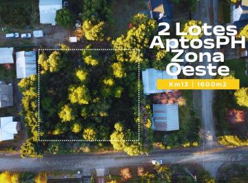 Terreno · 1600m² · Venta Lote 1600 m² Barrio Tres Lagos Km13 Apto PH