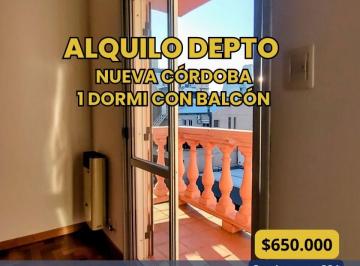 Departamento de 2 ambientes, Córdoba · Alquilo Depto Nueva Córdoba 1 Dormitorio con Balcón | a Mtrs de Bv Chacabuco