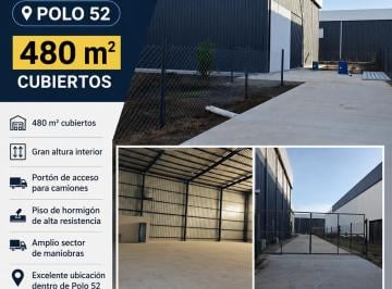 Depósito de 1 ambiente, Córdoba · Polo 52 Depósito de 480 m² en Alquiler en Córdoba