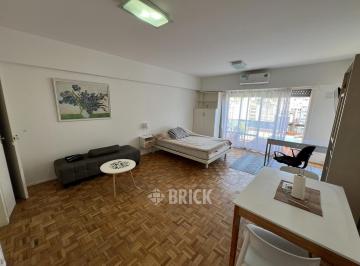 Departamento · 38m² · 1 Ambiente · (Amob y Equip) Av Las Heras Al 2500 - Contrafrente 38 m² Impec Balcon T/sol Apto Profesional