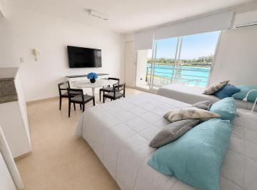 Departamento · 32m² · 1 Ambiente · 1 Cochera · Alquiler de Monoambiente - Vista a La Laguna - R. Caamaño 1106, Villa Rosa, Lagoon Pilar