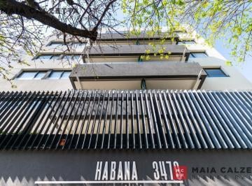 Departamento · 95m² · 3 Ambientes · 1 Cochera · Amplio 3 Amb C/comedor Diario, Patio, Cochera Fija Cubierta y Amenities - Habana 3470