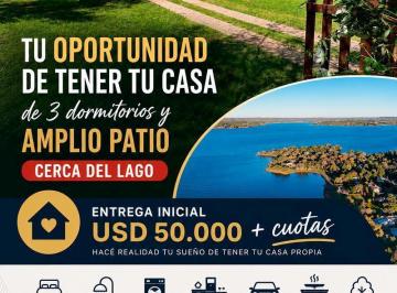 Casa · 130m² · 3 Dormitorios · 1 Cochera · Casa en Venta - Villa del Dique - 3 Dorm.