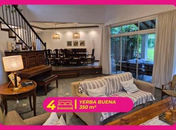 Casa · 350m² · 8 Ambientes · 1 Cochera · Las Decoud Alquilan Casa 4d en Yerba Buena Golf Country