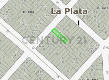 Terreno · 407m² · 42 Entre 24 y 25. Lote en Venta, La Plata