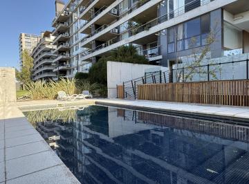 Departamento · 40m² · 1 Ambiente · 1 Cochera · Monoambiente en Alquiler con Vista Espectacular Al Verde en Vista Laguna, Buenavista