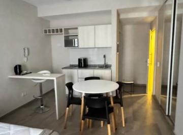 Departamento · 32m² · 1 Ambiente · Monoambiente a Estrenar en Alquiler con Balcon Al Frente Amoblado y Muy Luminoso Tucuman y Medrano