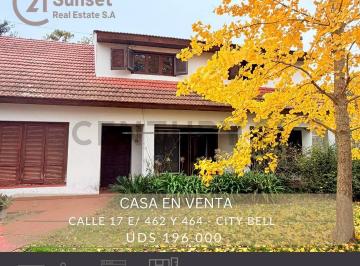 Casa · 135m² · 4 Dormitorios · 2 Cocheras · Casa en Venta en City Bell