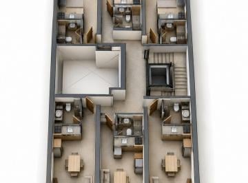 Departamento · 32m² · 1 Ambiente · Monoambiente 3er Piso Frente Bariloche