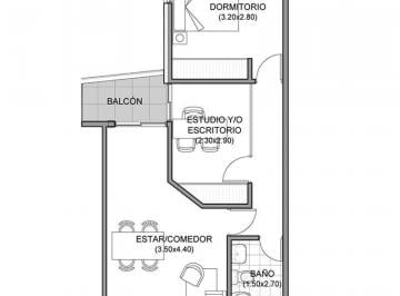 Foto · En Venta Dos Dorm. con Balcon, Nueva Cordoba, a Estrenar, Posesión Inmediata.