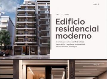 Departamento · 68m² · 3 Ambientes · Venta en Pozo Edificio Residencial Moderno - Castelli 1600