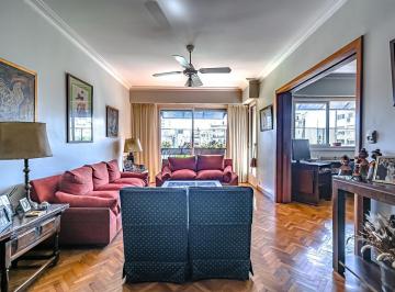 Departamento · 200m² · 7 Ambientes · Plaza Vicente Lopez - Piso Alto en Contrafrente a Pulmón Abierto - Super Luminoso - Seg 24 Hs.