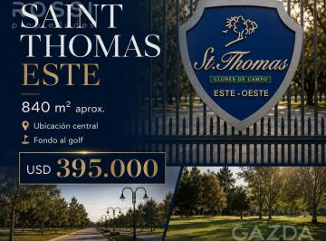 Terreno · 840m² · Ultimo Lote Disponible Saint Thomas Este