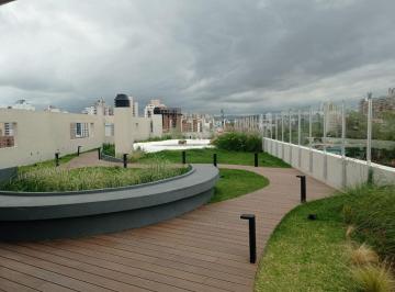 Departamento · 87m² · 3 Ambientes · 1 Cochera · Frente a Capitalinas, Torre Fluss, 2 Baños, Balcón Terraza con Asadord