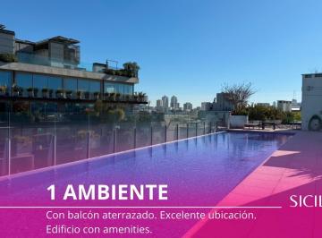 Departamento · 29m² · 1 Ambiente · Alquiler - Departamento - 1 Ambiente - Parque Chacabuco - Amenities