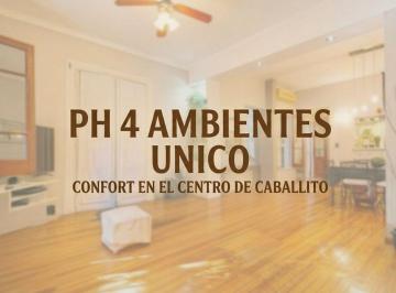PH · 154m² · 4 Ambientes · 1 Cochera · Venta PH Tipo Casa Caballito Cochera Patio