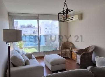 Departamento · 124m² · 3 Dormitorios · 1 Cochera · PH Punta Carretas, 3 Dorm. y Terraza, con o Sin Muebles, Cochera Incluida