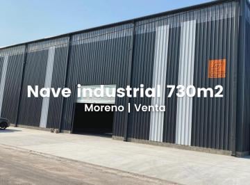 Bodega-Galpón · 730m² · Venta Depósito en Moreno Polo Industrial 24