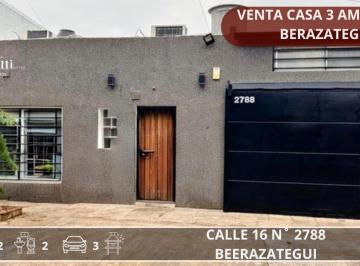 Casa de 3 ambientes, Berazategui · Venta Casa 3 Ambientes con Quincho - Berazategui