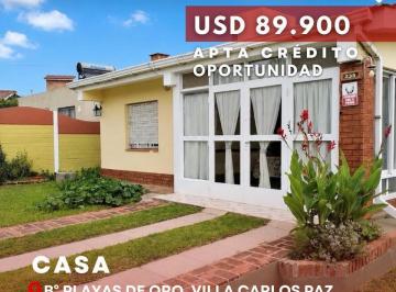 Casa · 138m² · 5 Ambientes · Casa en Venta de 2 Dorm. y Pileta Apta Crédito en Playas de Oro - Villa Carlos Paz