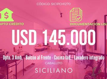 Departamento · 62m² · 3 Ambientes · Departamento en Caballito
