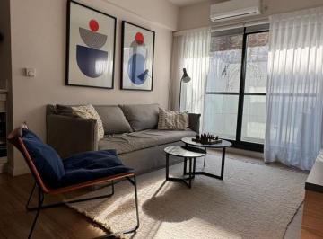 Departamento · 46m² · 2 Ambientes · Departamento en Palermo Hollywood - Monoambiente con Patio Amueblado