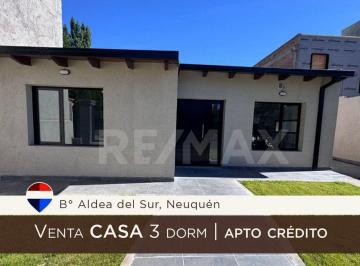 Casa · 112m² · 4 Ambientes · 1 Cochera · Venta Casa 3 Dorm. B° Aldea del Sur Plottier