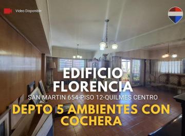 Departamento · 168m² · 5 Ambientes · 1 Cochera · Venta Depto 5 Amb San Martin 654 Quilmes Centro
