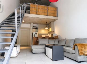Departamento · 50m² · 2 Ambientes · 1 Cochera · Venta de Departamento 2 Ambientes Loft Al Frente con Patio, Ayres Vila, Pilar