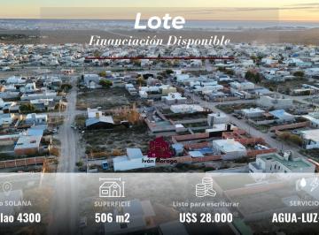 Terreno · 506m² · Lote en Solana - Llao Llao E/ Verbena y Cortaderas