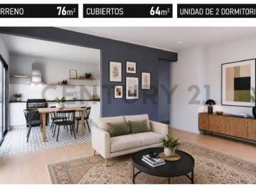 PH · 64m² · 4 Ambientes · Calle 64 E/ 26 y 27 PH Al Frente a Estrenar 2 Dorm. + Patio Entrega 12/26