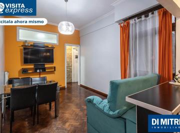 Living Comedor · Boedo PH 2 Amb 32 m² Primer Piso por Escalera